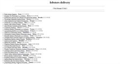 Desktop Screenshot of lobstersdelivery.wholesalelivelobster.com