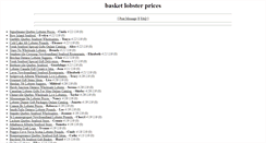 Desktop Screenshot of basketlobsterprices.wholesalelivelobster.com