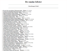 Tablet Screenshot of livemainelobster.wholesalelivelobster.com